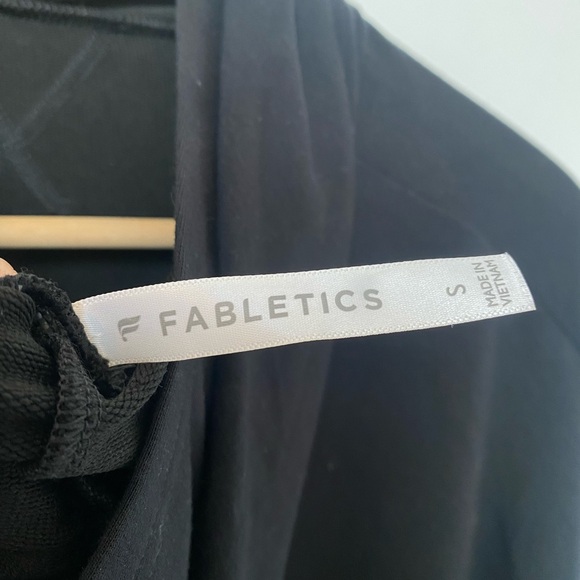 Fabletics Eco-Conscious Crop Terry Pullover Hoodie Small - Picture 7 of 7